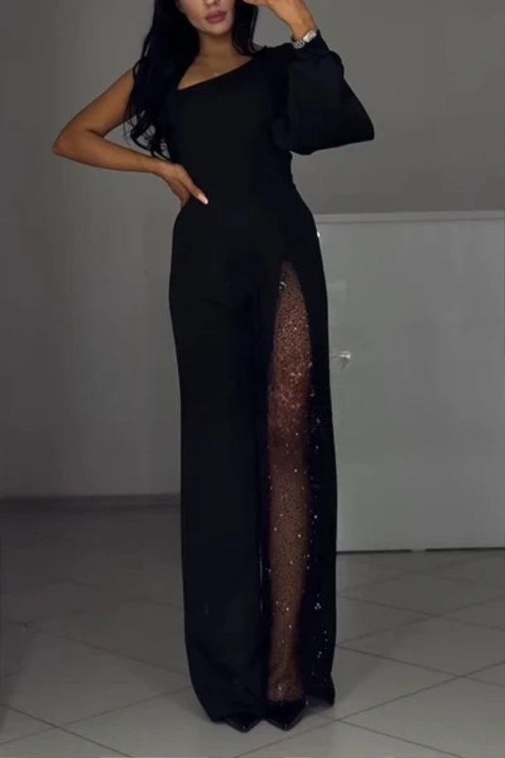 Adrienne - Combinaison classique avec transparence