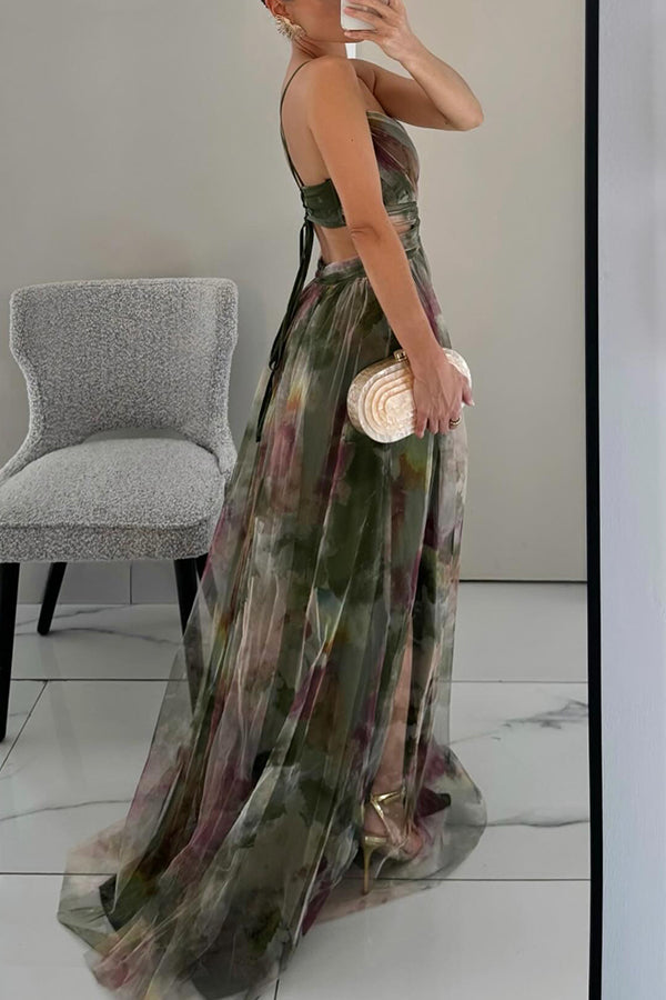 Karolina | Robe maxi magique à fleurs