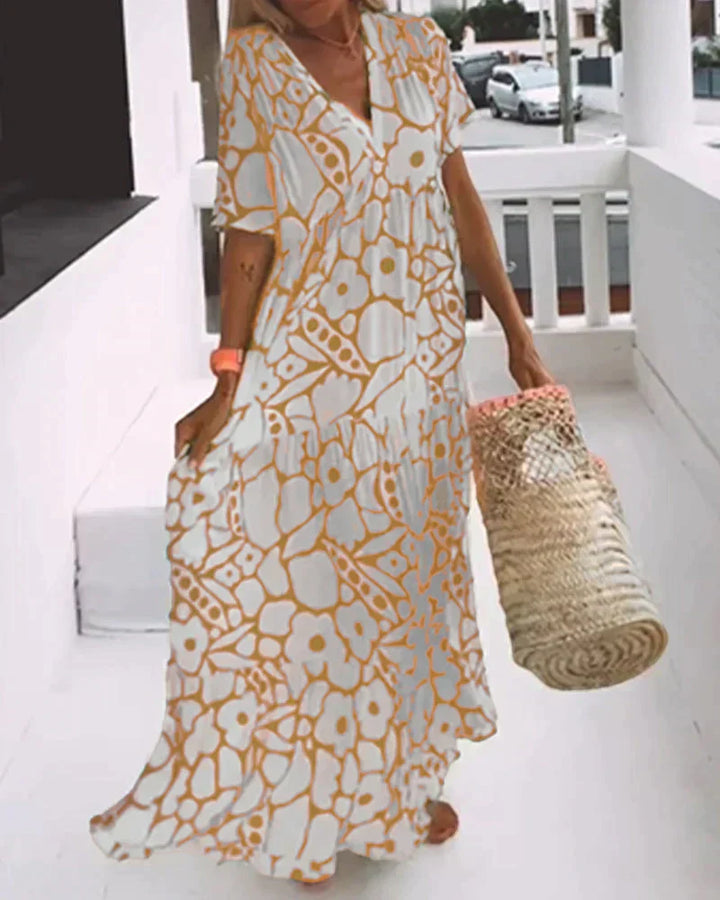 Marcelina | Robe maxi légère et aérienne pour l'été