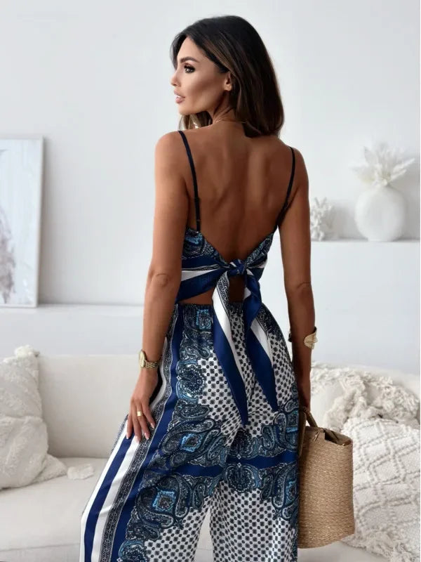Lena – Ensemble Deux Pièces Stylé avec Liens