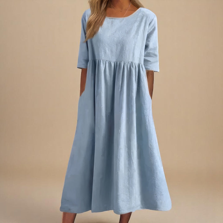 Beata – Robe Aérée en Coton