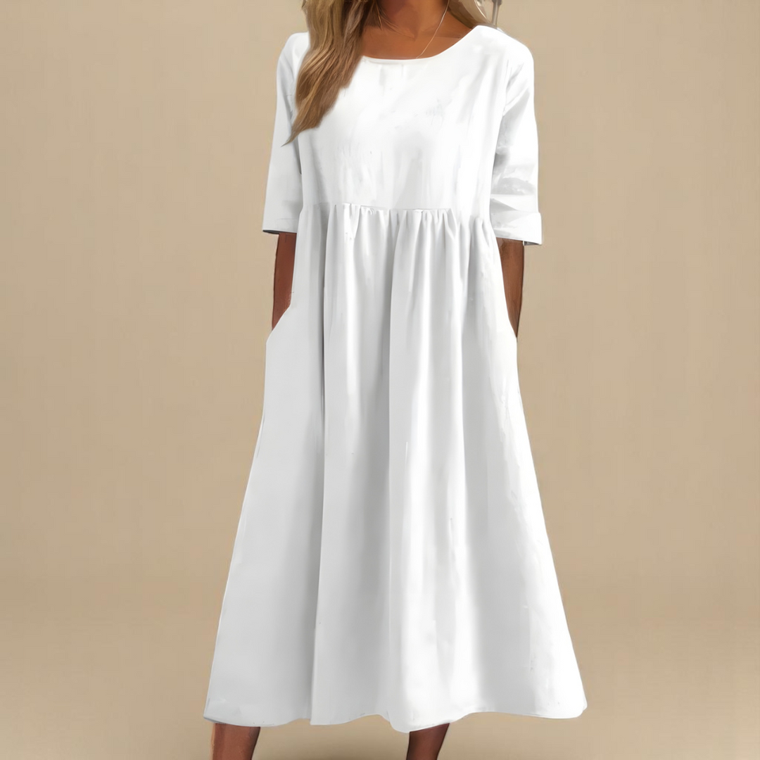 Beata – Robe Aérée en Coton