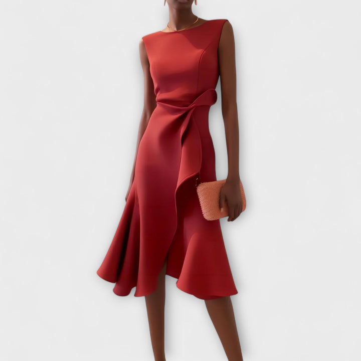 Emma – Robe Asymétrique avec Caractère