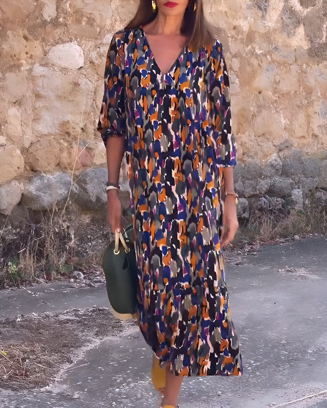 Kasia | Robe midi audacieuse pour une élégance décontractée