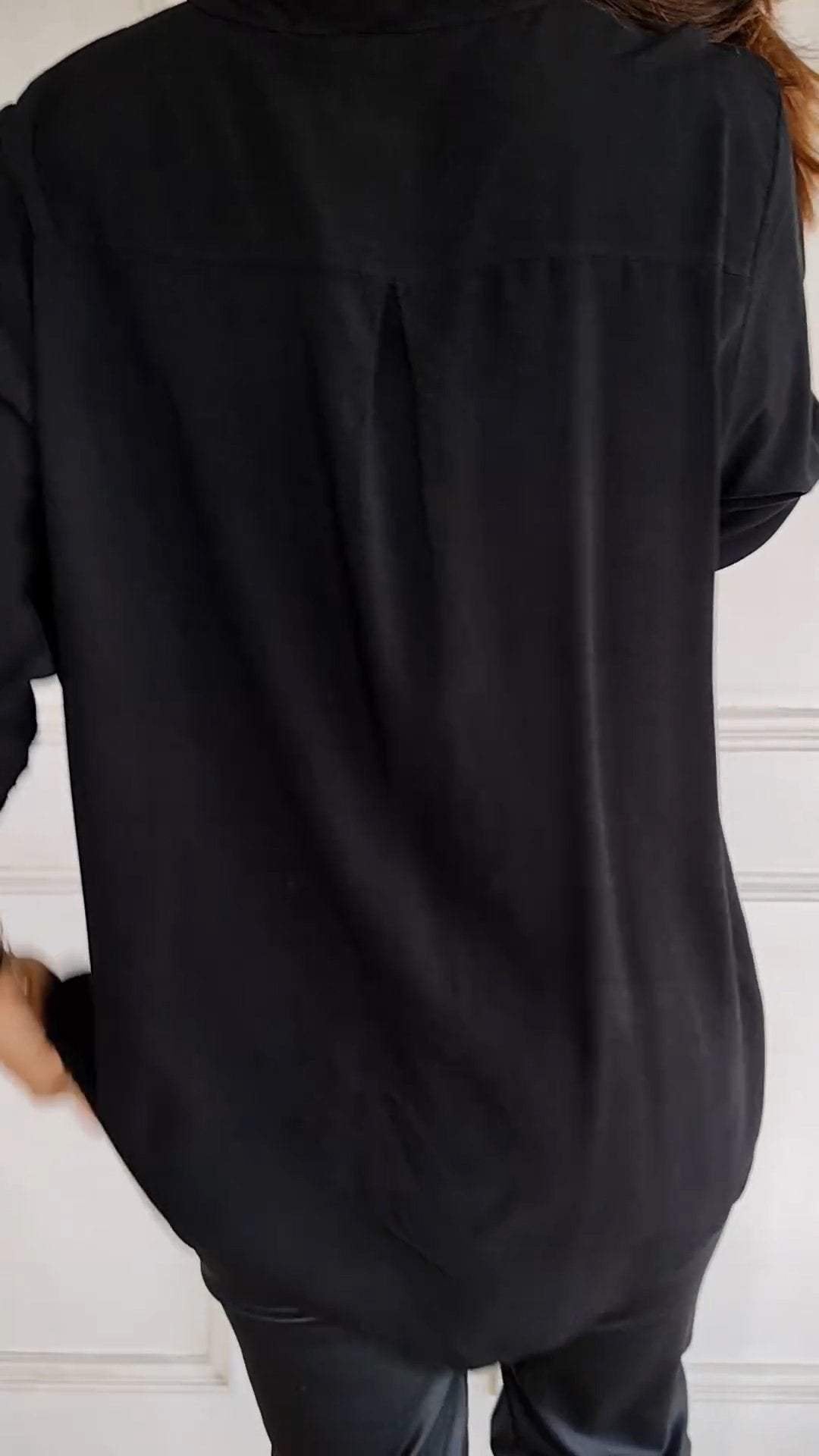 Stefania | Chemise quotidienne avec poche en sequins