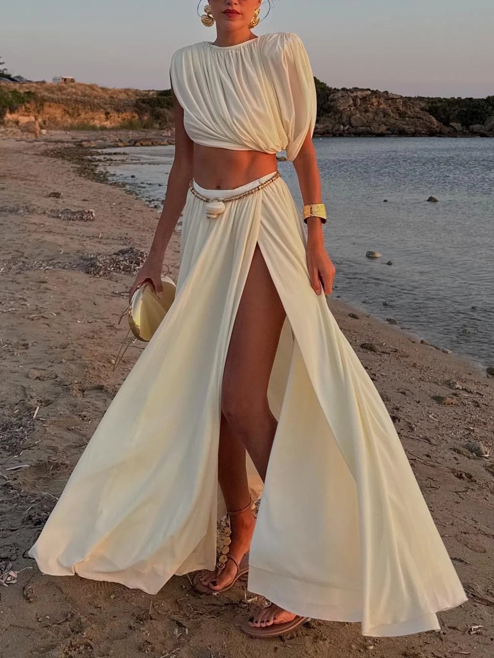 Hanna – Robe de Déesse avec Fente