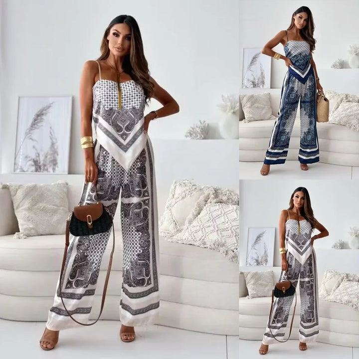 Lena – Ensemble Deux Pièces Stylé avec Liens