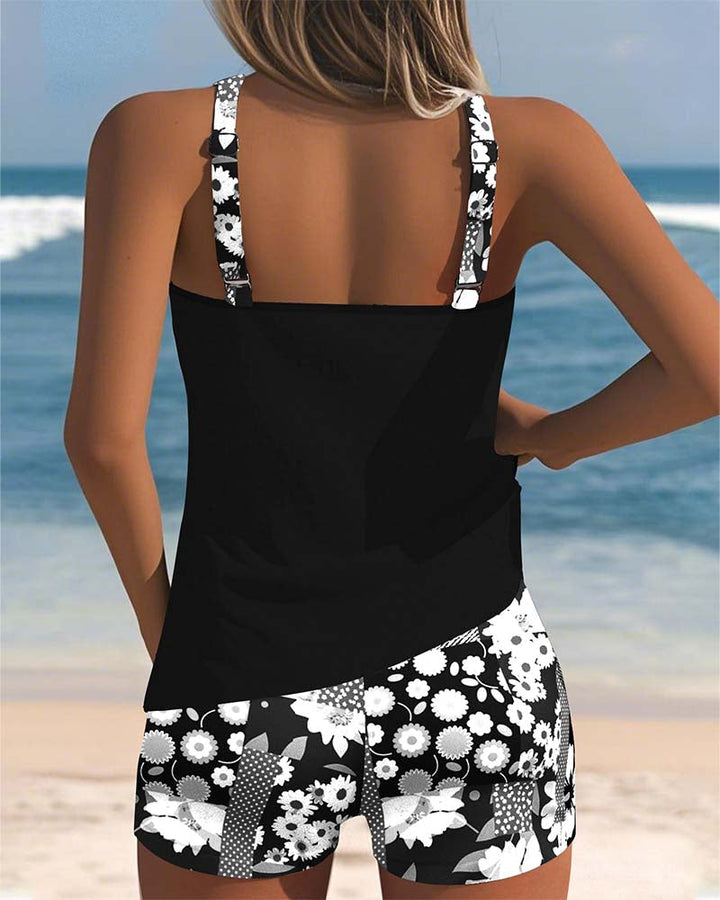 Evinka – Maillot de bain deux pièces à fleurs