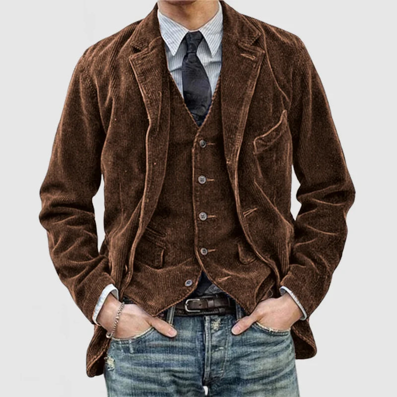 ROSSI ROMA | Ensemble Veste et Gilet Vintage