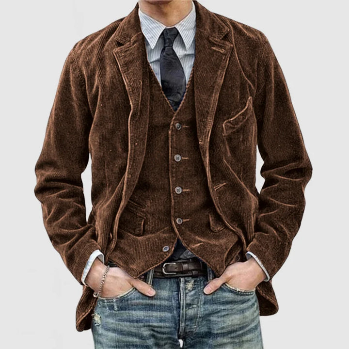 ROSSI ROMA | Ensemble Veste et Gilet Vintage