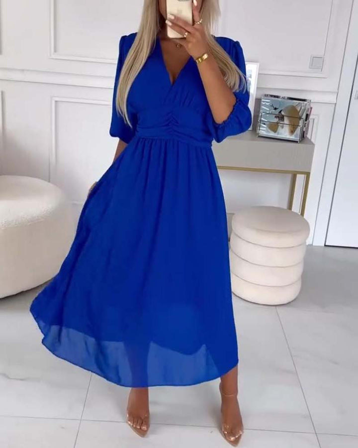 Ewa | Robe légère en chiffon de soie