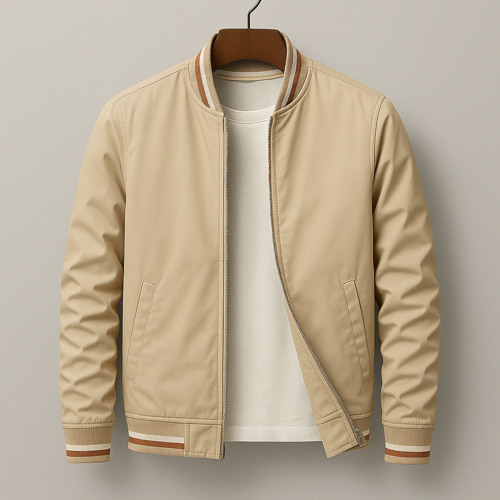 ROSSI ROMA | VESTE BOMBER LETNIA AVEC BANDES