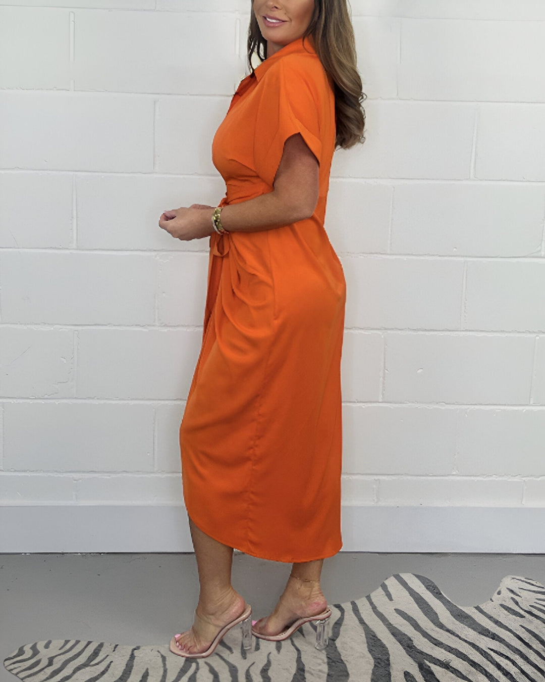 Sylwana | Robe plissée élégante