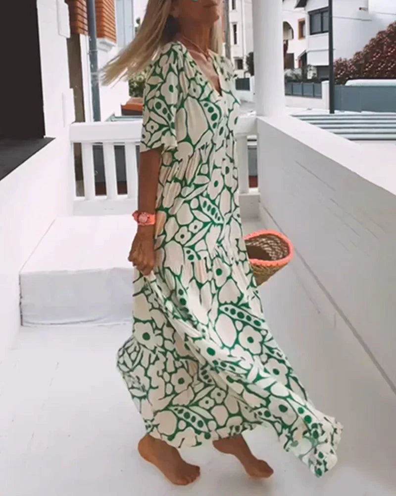 Marcelina | Robe maxi légère et aérienne pour l'été