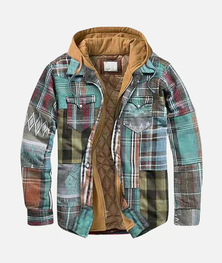 ROSSI ROMA | VESTE VINTAGE LUXUEUSE AVEC FERMETURE ÉCLAIR