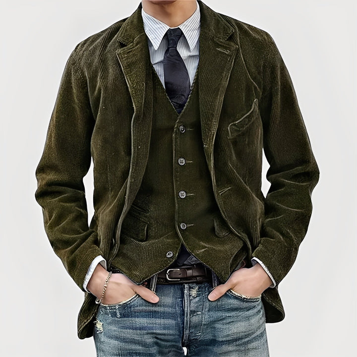ROSSI ROMA | Ensemble Veste et Gilet Vintage