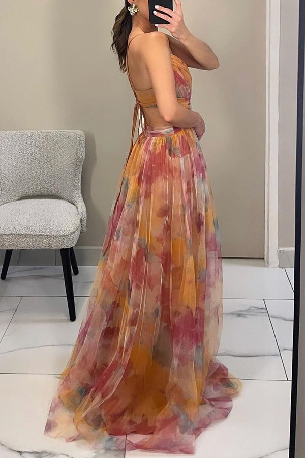 Karolina | Robe maxi magique à fleurs