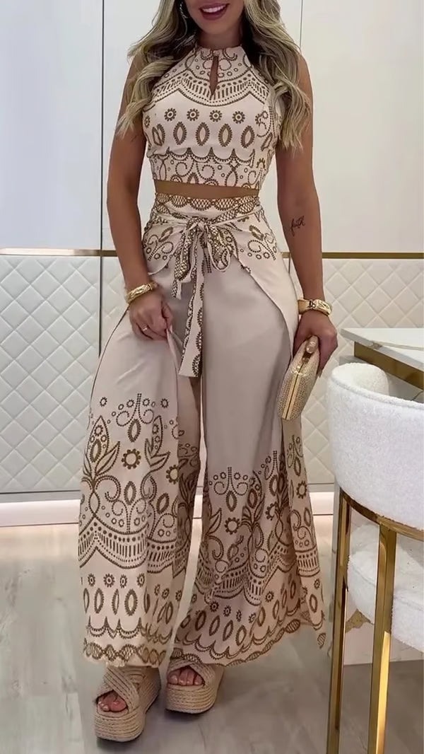 Anna – Ensemble Deux Pièces avec Motif Boho
