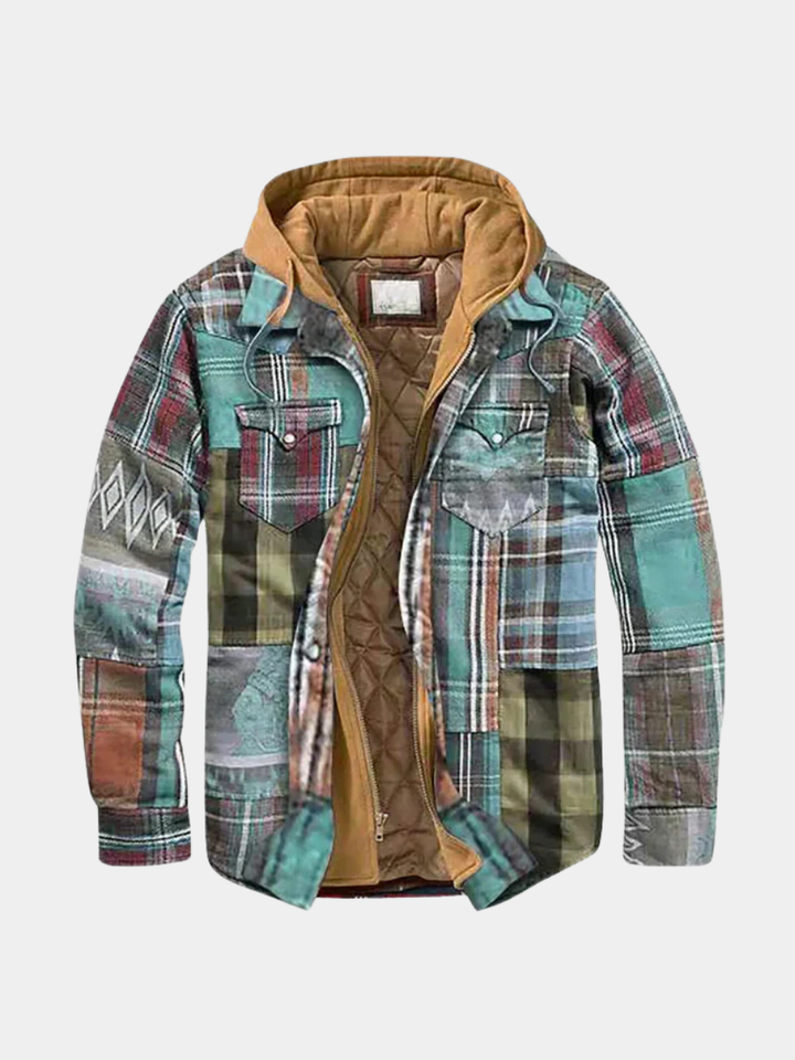 ROSSI ROMA | VESTE VINTAGE LUXUEUSE AVEC FERMETURE ÉCLAIR