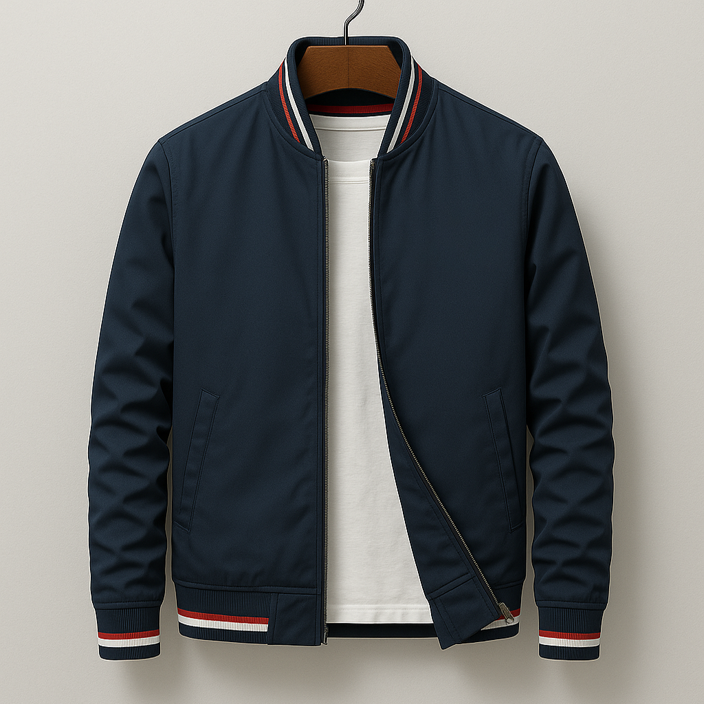 ROSSI ROMA | VESTE BOMBER LETNIA AVEC BANDES