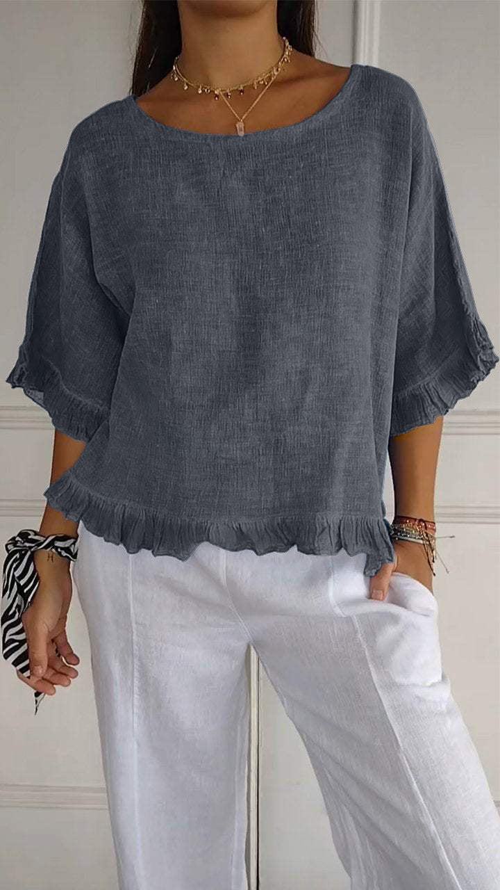 Stefania | Blouse à volants – Conçue pour flotter avec vous