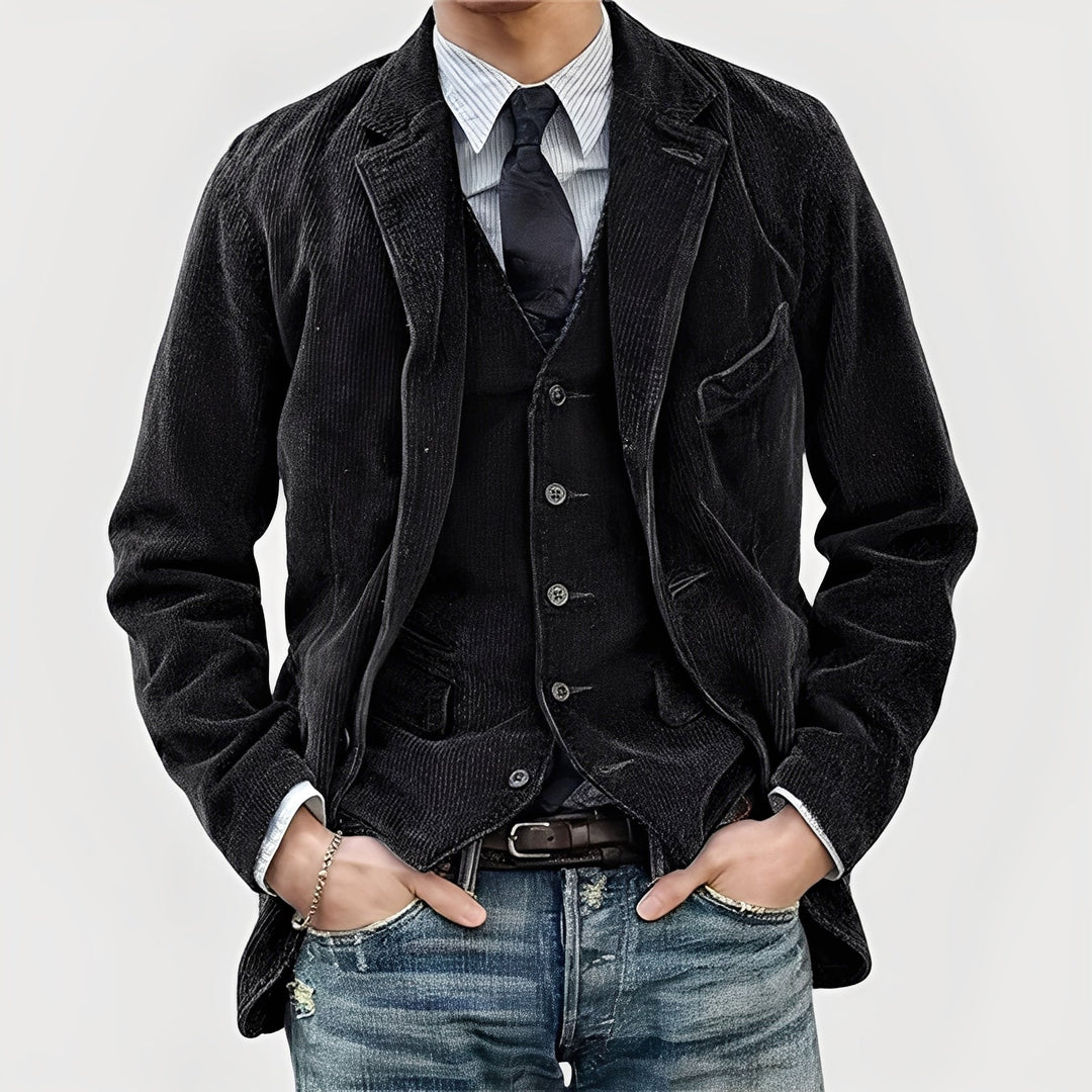 ROSSI ROMA | Ensemble Veste et Gilet Vintage