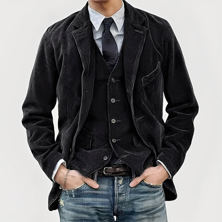 ROSSI ROMA | Ensemble Veste et Gilet Vintage