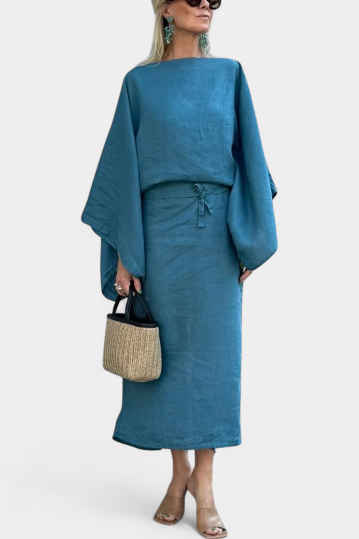 Otylia | Robe Kimono en tissu de la plus haute qualité