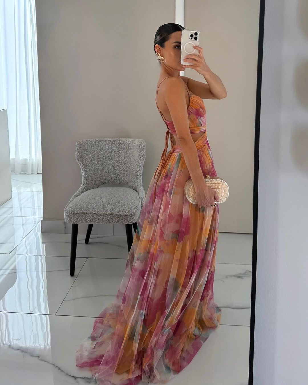 Karolina | Robe maxi magique à fleurs