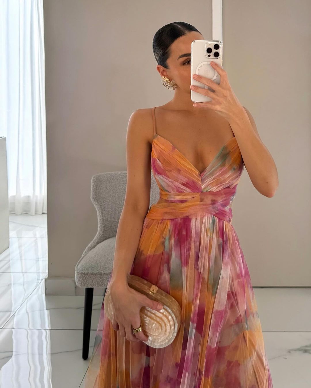Karolina | Robe maxi magique à fleurs