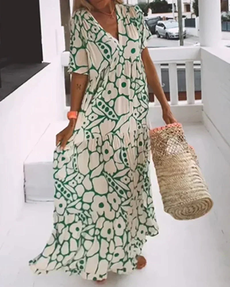Marcelina | Robe maxi légère et aérienne pour l'été