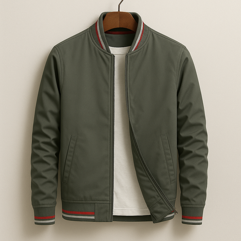 ROSSI ROMA | VESTE BOMBER LETNIA AVEC BANDES