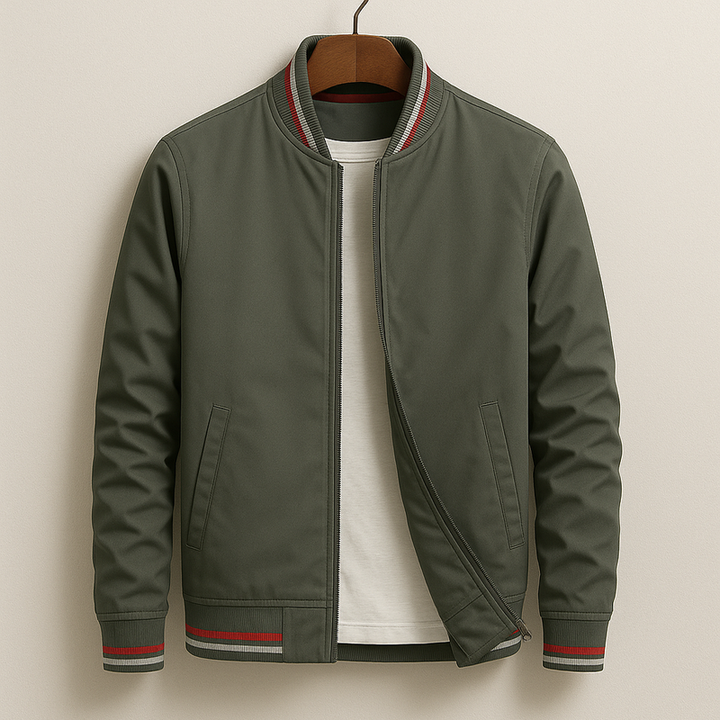 ROSSI ROMA | VESTE BOMBER LETNIA AVEC BANDES