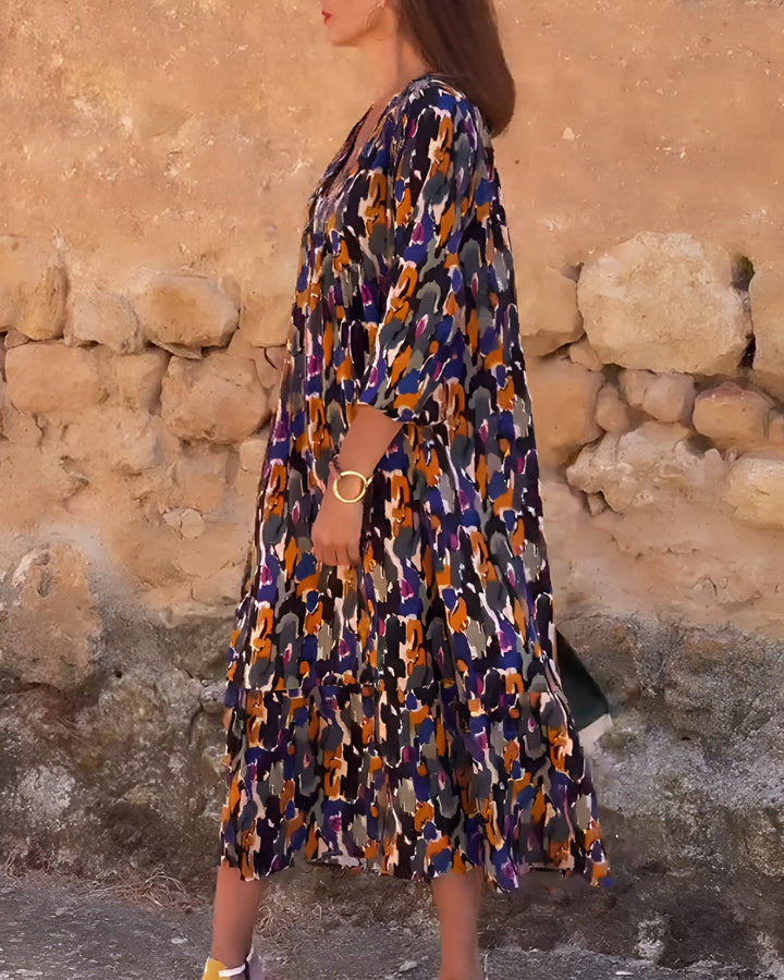 Kasia | Robe midi audacieuse pour une élégance décontractée