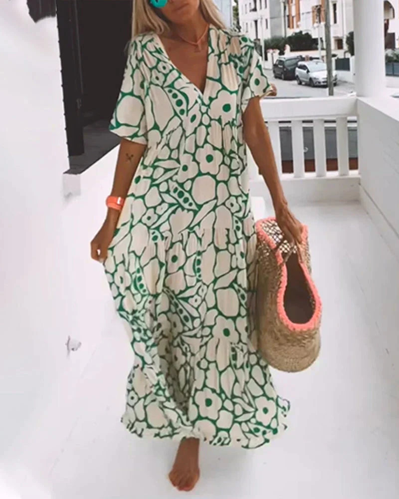 Marcelina | Robe maxi légère et aérienne pour l'été