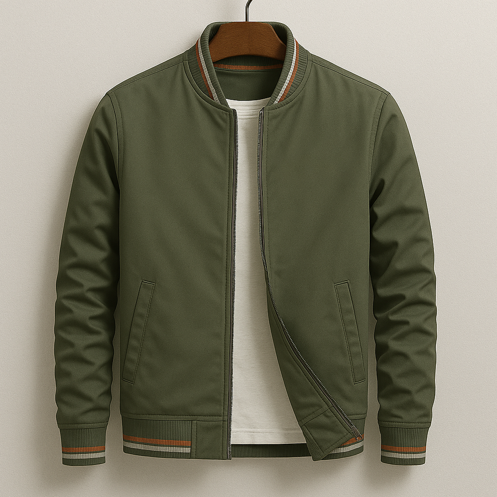 ROSSI ROMA | VESTE BOMBER LETNIA AVEC BANDES