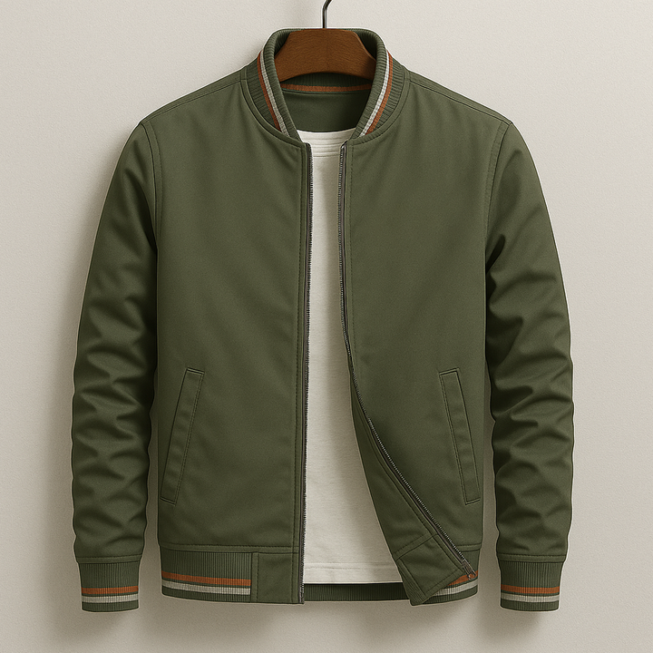 ROSSI ROMA | VESTE BOMBER LETNIA AVEC BANDES