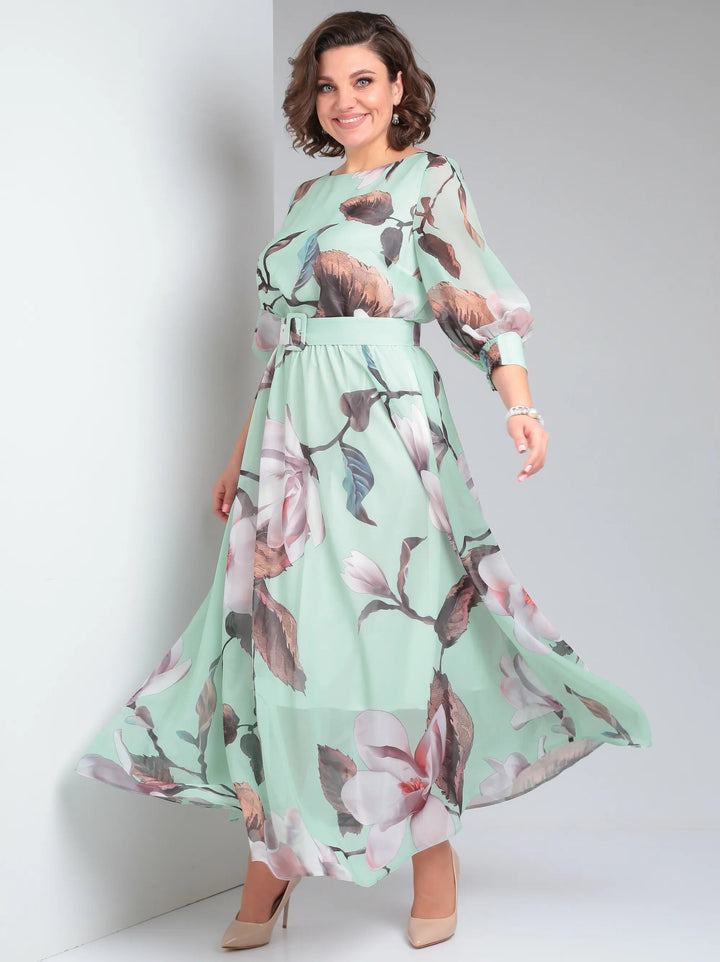 Marlena | Robe maxi élégante à fleurs