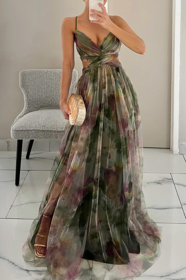 Karolina | Robe maxi magique à fleurs