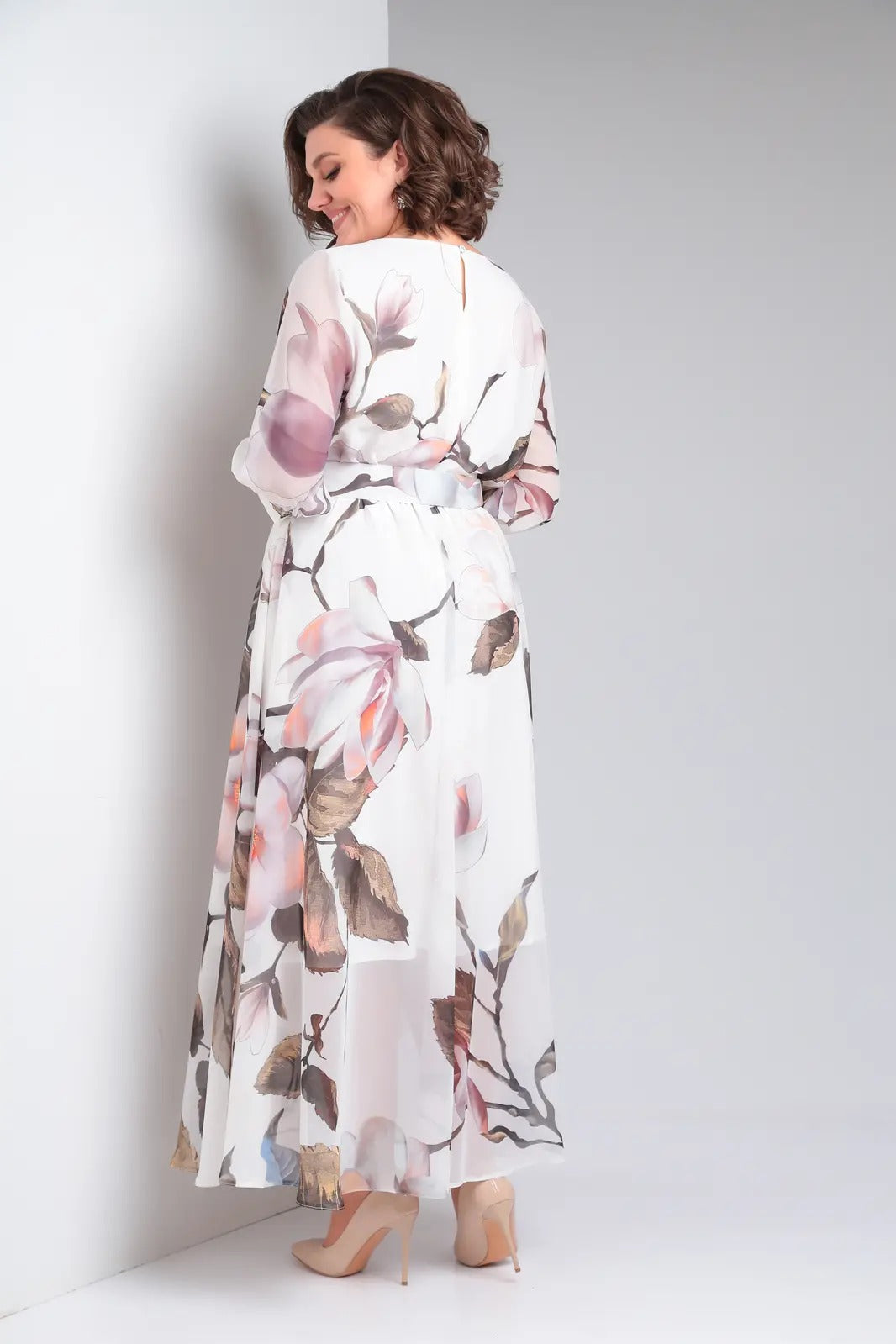 Marlena | Robe maxi élégante à fleurs