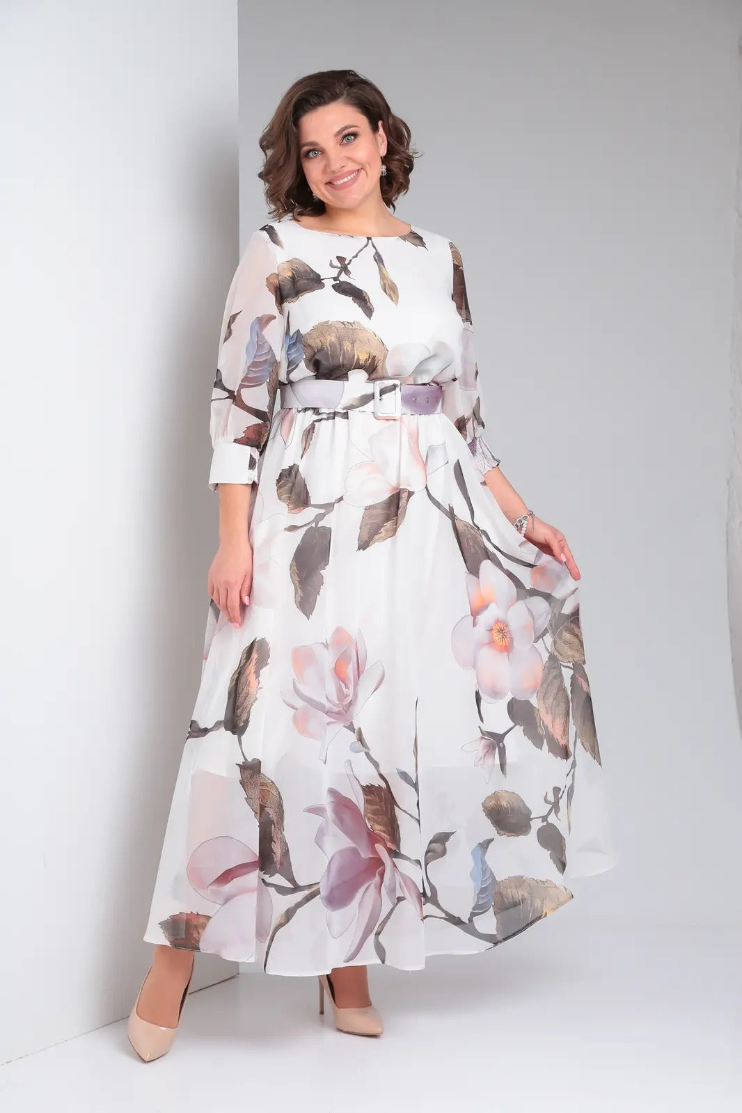 Marlena | Robe maxi élégante à fleurs