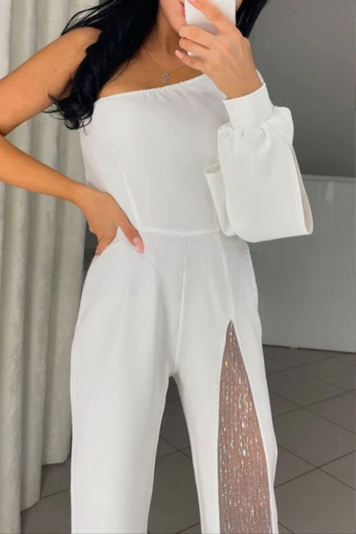 Adrienne - Combinaison classique avec transparence