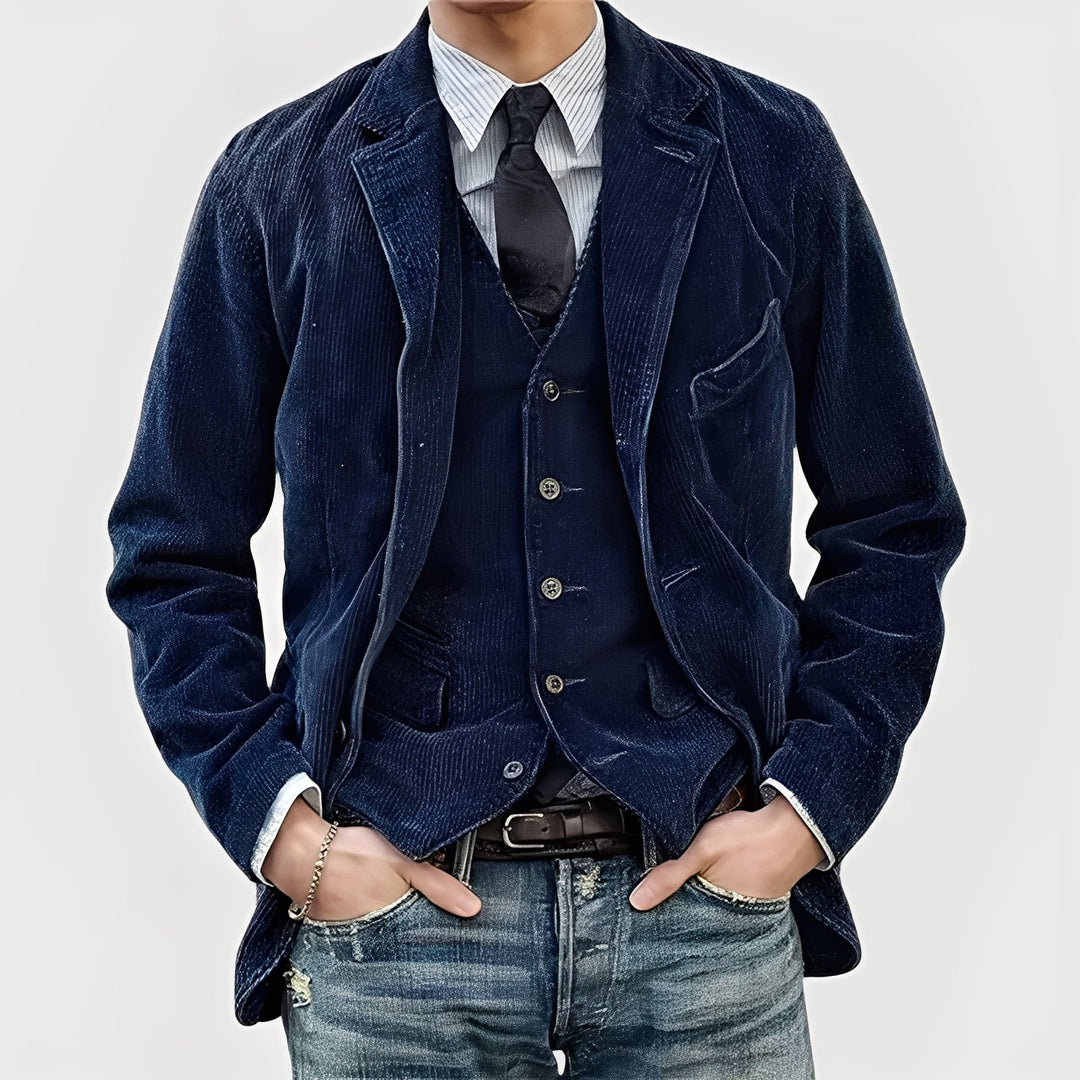 ROSSI ROMA | Ensemble Veste et Gilet Vintage