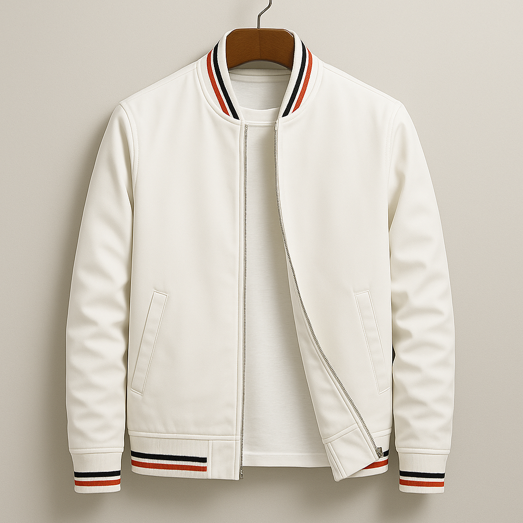ROSSI ROMA | VESTE BOMBER LETNIA AVEC BANDES