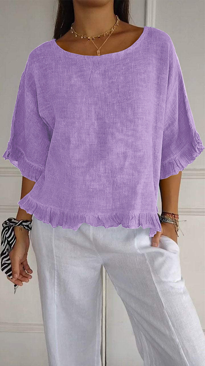 Stefania | Blouse à volants – Conçue pour flotter avec vous