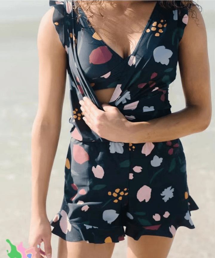 Agnieszka – Maillot de bain avec volants et soutien-gorge