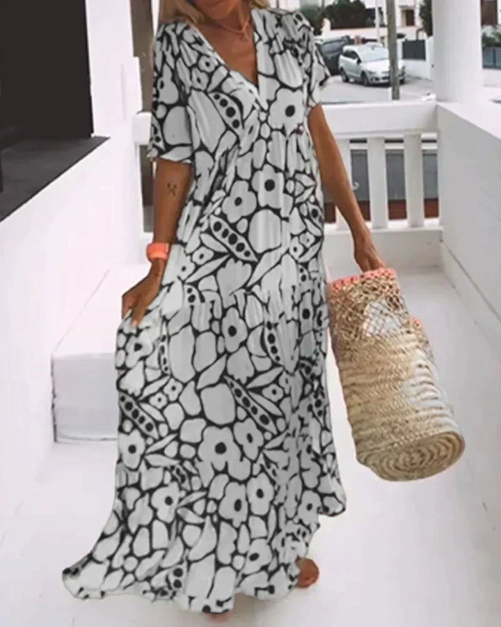 Marcelina | Robe maxi légère et aérienne pour l'été
