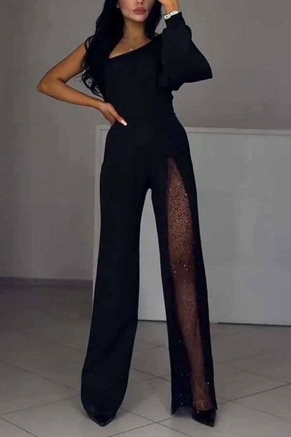 Adrienne - Combinaison classique avec transparence