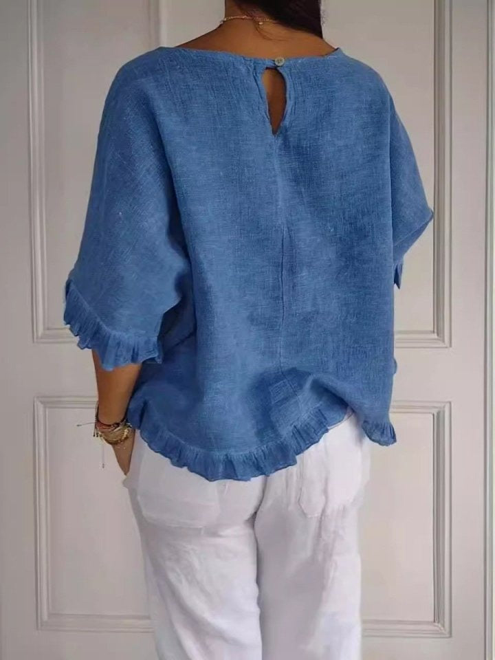 Stefania | Blouse à volants – Conçue pour flotter avec vous