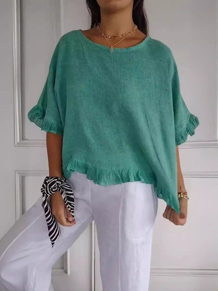 Stefania | Blouse à volants – Conçue pour flotter avec vous